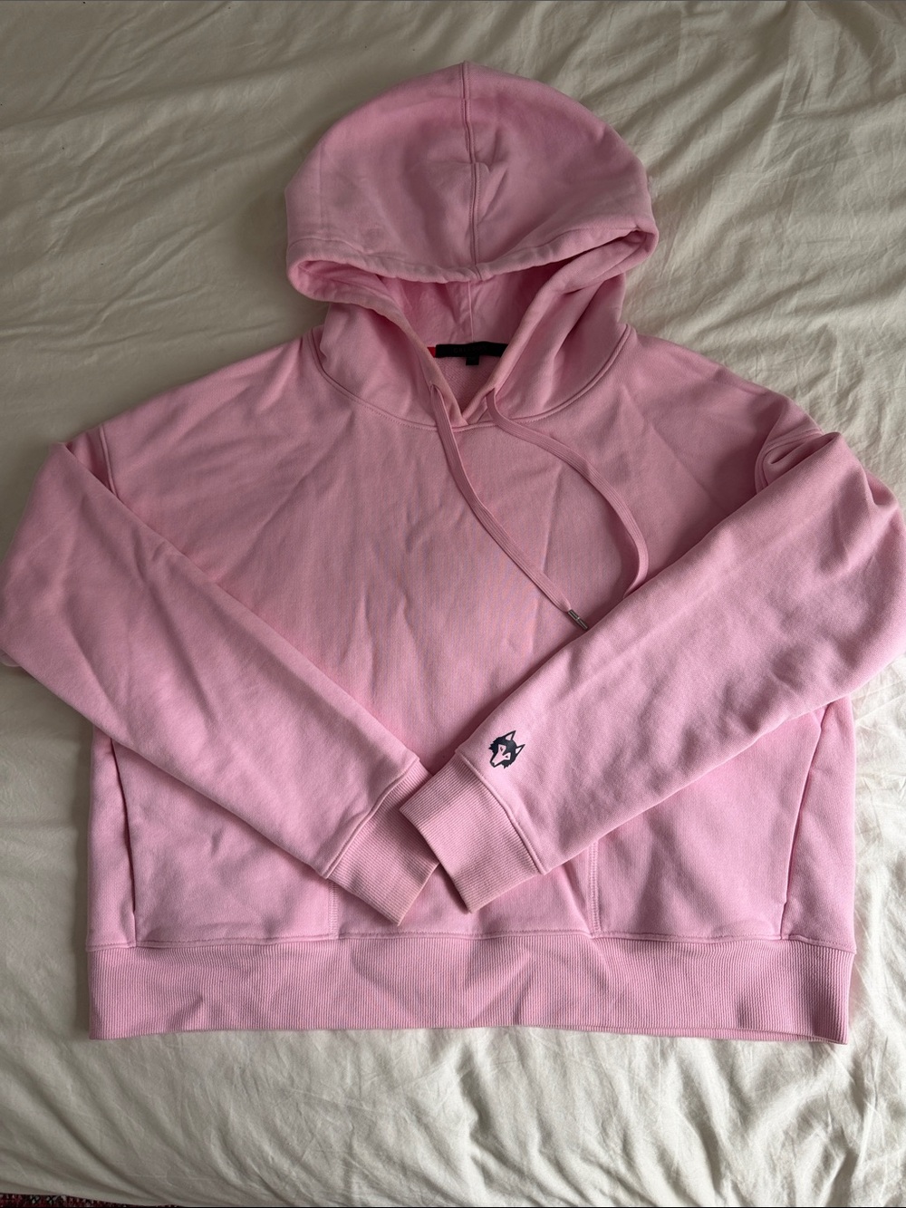 Greyson Pink Pullover Hoodie with Small Sleeve Logo